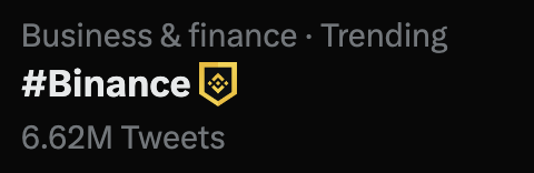 YarrowYY's tweet photo. #Binance https://t.co/rTYXhcnmei