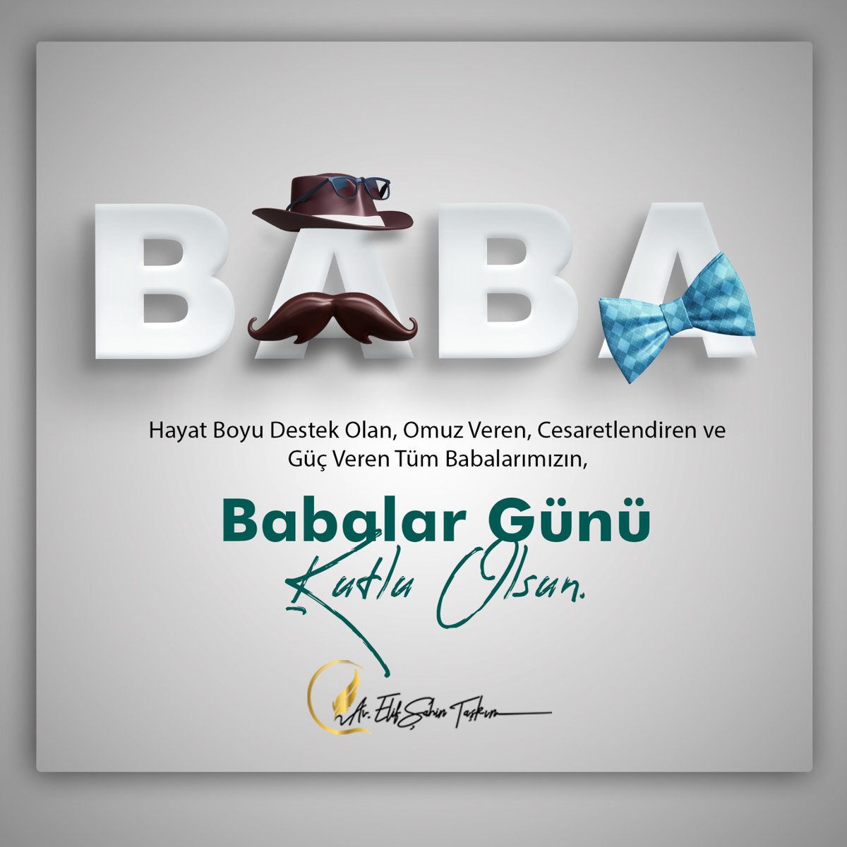 👔😎Hayat Boyu Destek Olan, Omuz Veren,  Cesaretlendiren ve Güç Veren Tüm Babalarımızın, Babalar Günü Kutlu Olsun... 

#baba #babalargünü #babalargünükutluolsun #father #hapoyfathersday #hukuk #adalet #law #kahranımbabam #avukatelifşahintaşkın