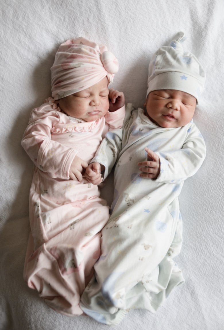 Newborn photos! 

We didn’t get to do photos of Tré at the hospital because of Covid restrictions, and then I never ended up taking any at all—so I knew I wanted to get photos of the twins. I’m so glad I did!