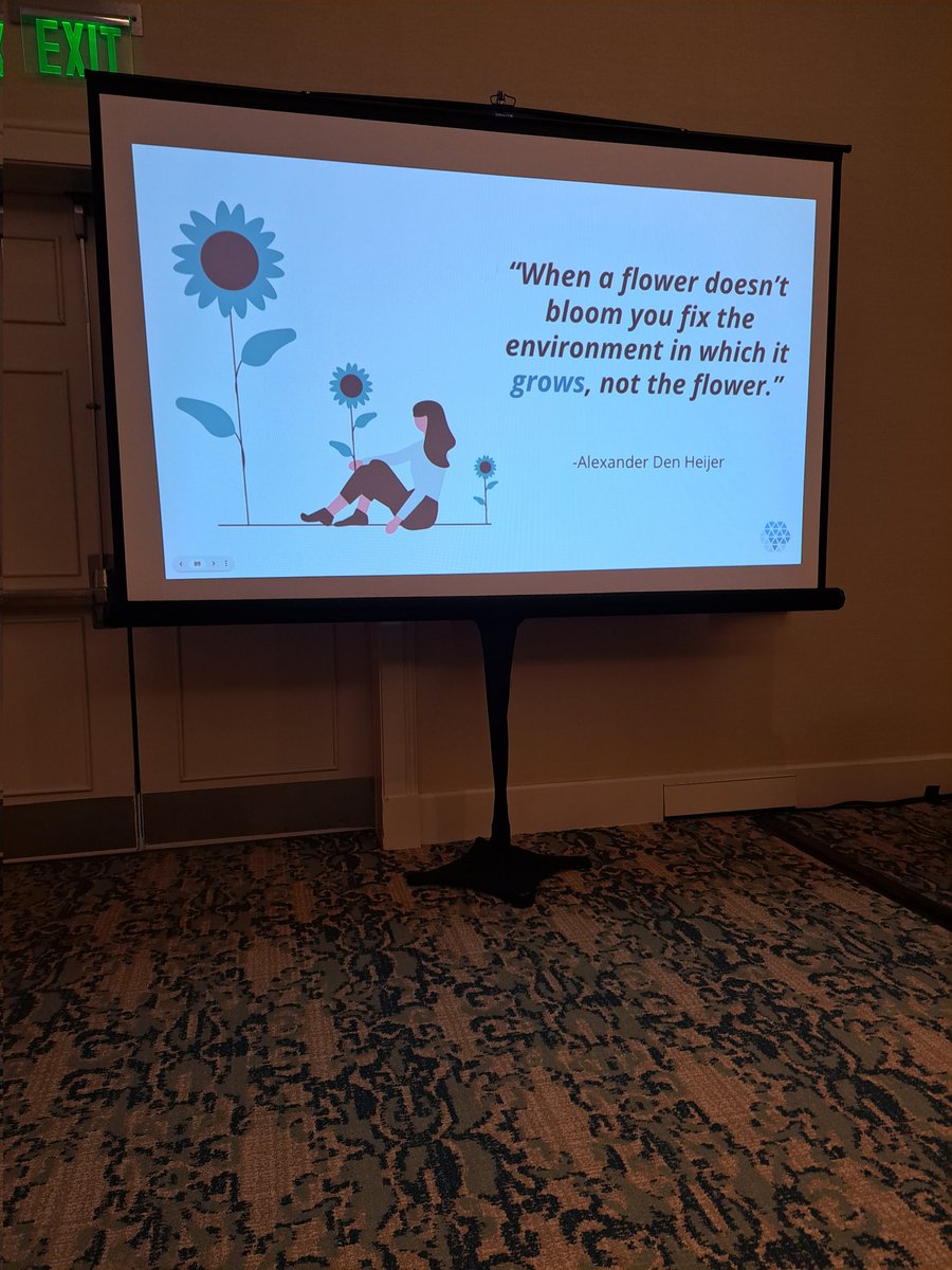 There is no such thing as "not a math kid". We need to restructure the learning environment in a way that provides the parameters for ALL studeng to learn. #FCTM2023 <a href="/GrowingMindsK12/">Naomi Church</a>