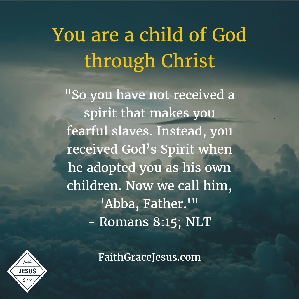youngpnelson's tweet photo. For you did not receive the spirit of bondage again to fear, but you received the Spirit of adoption by whom we cry out, “Abba, Father.” Romans 8:15 🙌
#Sonship #Abba #Father #Daddy #ThroughJesus #SpiritOfChrist #PersonalRelationship #GodsGrace https://t.co/CAt3wTwBPI