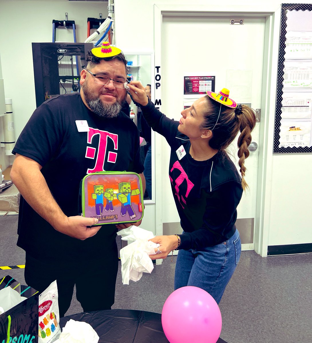 Andrea Melendez (@magenta_andr3a) on Twitter photo Alfredo couldn’t hold back his tears due to transferring to a new store opening in Crockett, Texas! We will miss you and your silly humorous jokes 😂 You are going to do amazing out there as well! At least You are leaving us in style with your new lunchbox! 😂 <a href="/MagentaDavid24/">David Contreras</a> Alfredo couldn’t hold back his tears due to transferring to a new store opening in Crockett, Texas! We will miss you and your silly humorous jokes 😂 You are going to do amazing out there as well! At least You are leaving us in style with your new lunchbox! 😂 <a href="/MagentaDavid24/">David Contreras</a>