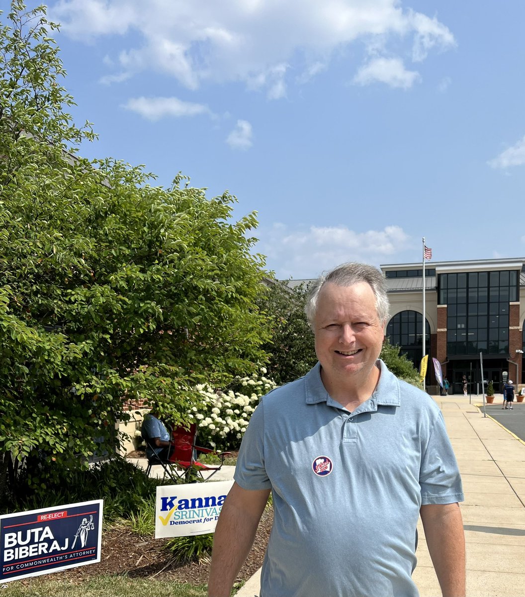 I just voted. Please vote and make sure Democrats pick our nominees.