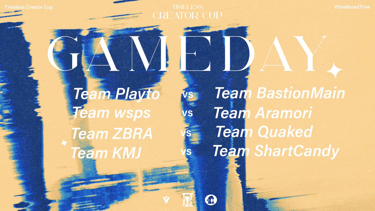 Timeless_OW's tweet photo. Face to face Doom, Double Bastion Mirror, and more!
Current Playoff Matches LIVE NOW:
Team @Playtomegalul VS Team @BastionMain11
Team @wsps17 VS Team @Aramori_OW
Team @zbra_ow VS Team @GetQuakedOn
Team @kissmyjunk7 VS Team @ShartCandy
Tune in below π | #TimelessCreatorCup https://t.co/FXPnWOkyCV