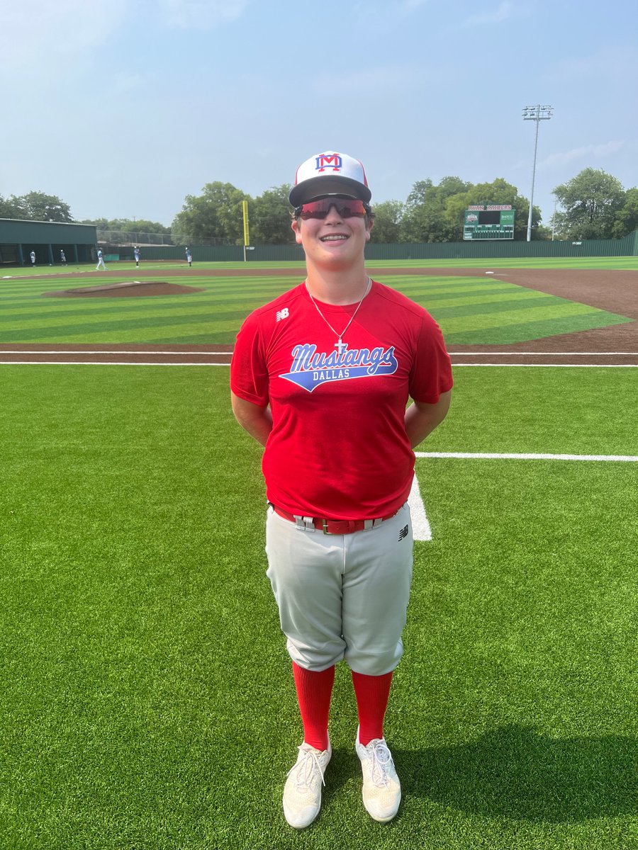 FiveToolTexas's tweet photo. #NTXShowdown F: @MustangsDallas 14U Allen 11, ZT Elite Riley 3
PoG: @caden_jobe15 2-3, 2 2B, 2 RBI, 2R
Hitter: Frandsen Lawrence 2-3, 3 RBI, R, BB
Notable: Lane Slovak 2-3, 2 RBI, R, BB https://t.co/wPVbputufA