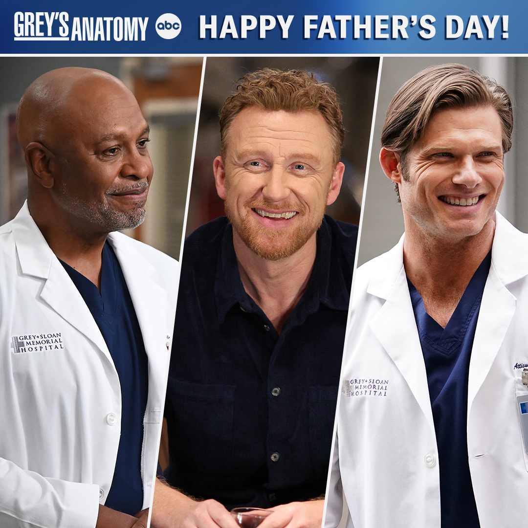 Happy #FathersDay to all the fathers and father figures out there from all of us at Grey Sloan Memorial!