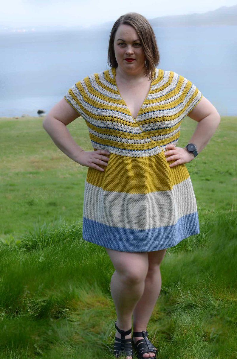 Today's #Crochet Pattern: Sunshine Daydream Dress! crochetpatternsgalore.com/sunshine-daydr… #crochetpattern #freepattern #crocheting