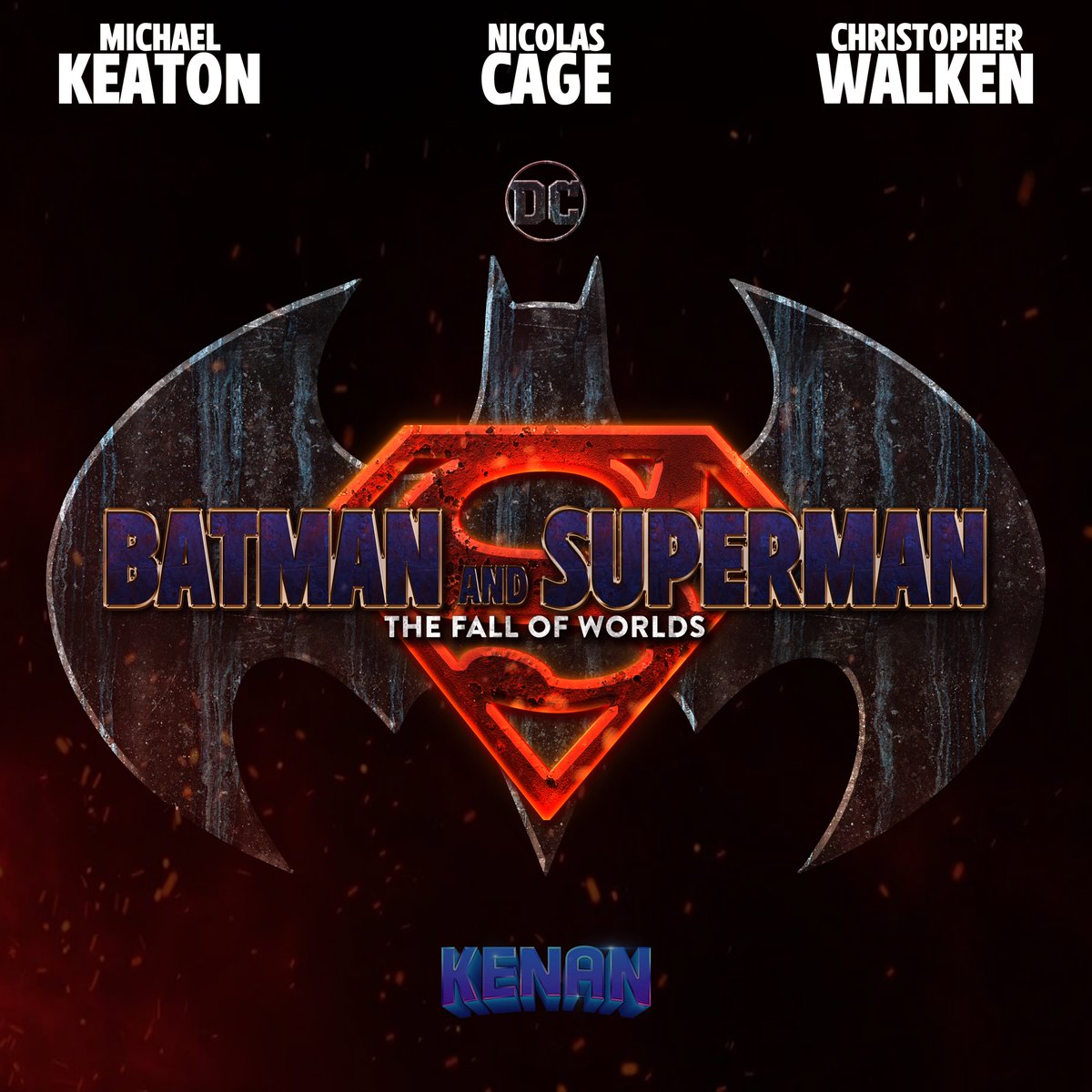 KenLeGraphiste's tweet photo. #LesFilmsduMultivers
BATMAN and SUPERMAN - THE FALL OF WORLDS
"The surprising new film from TIM BURTON"
#batman #superman #timburton #nicolascage #michaelkeaton #christopherwalken #dccomics https://t.co/aGGd30rtd0