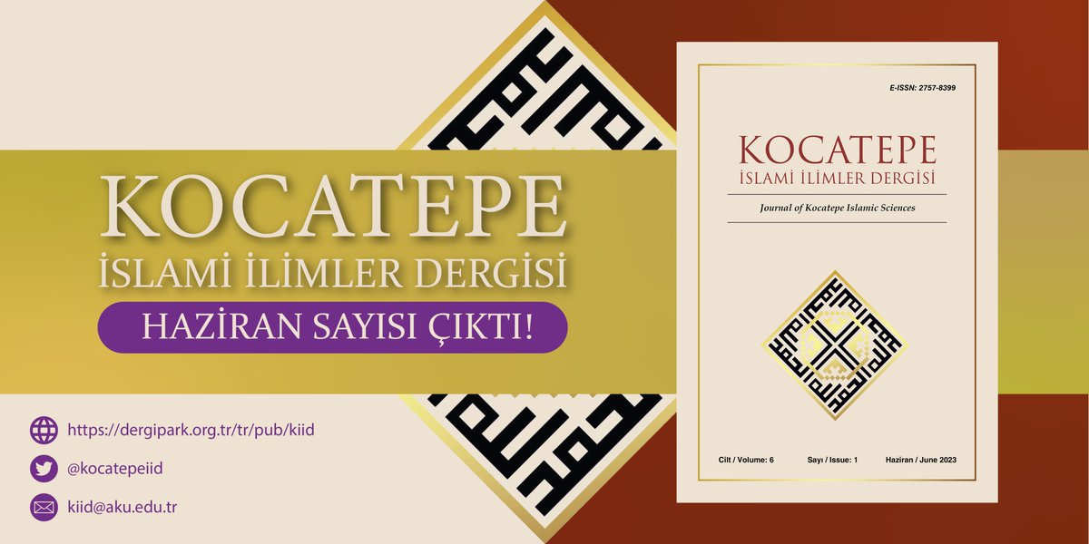 Haziran Sayısı çıktı 👇
dergipark.org.tr/tr/pub/kiid/is…