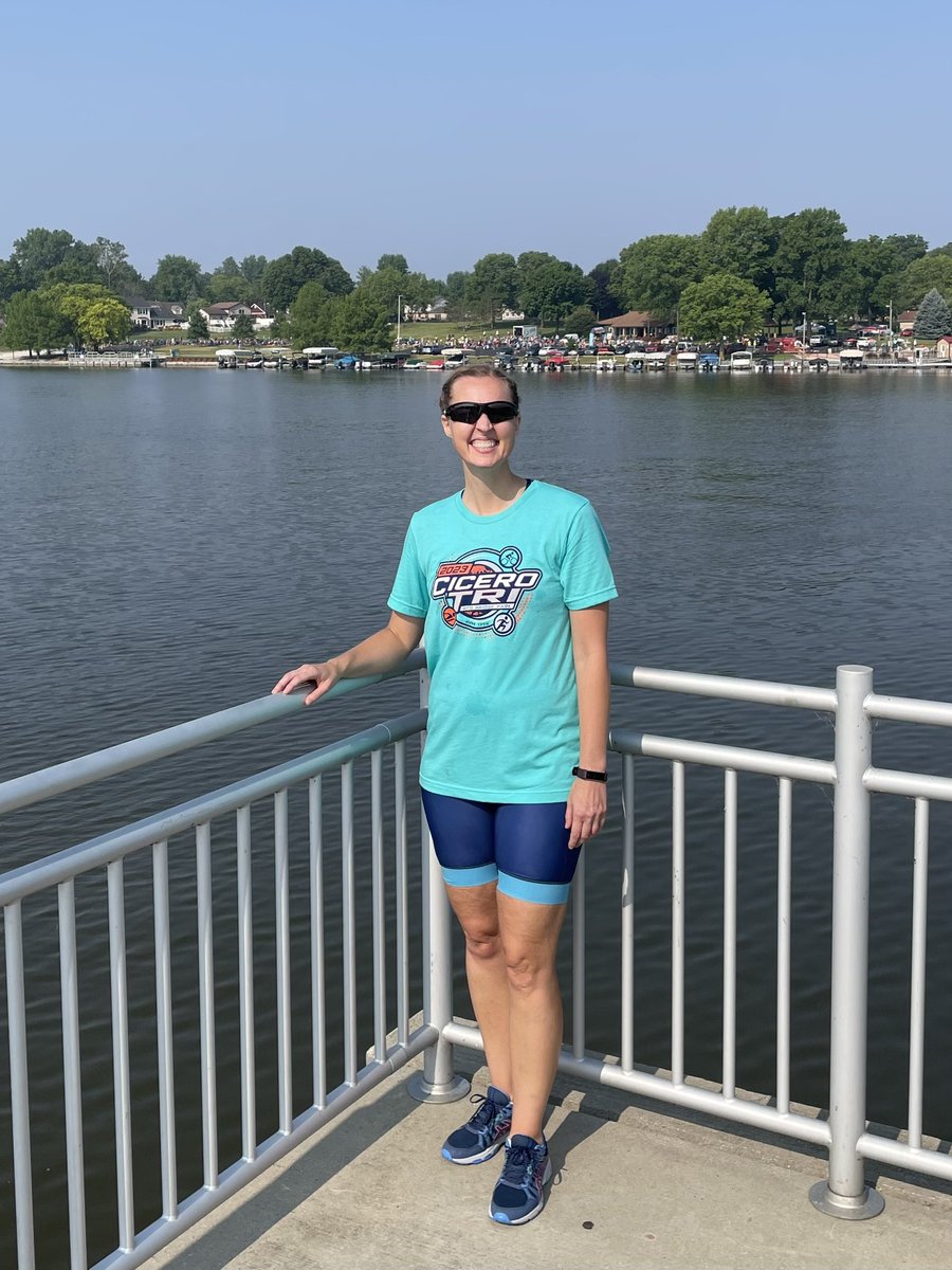 WorkmanNPHS's tweet photo. First triathlon of the summer complete! I achieved my goal time and got my personal best on the cycling portion! https://t.co/OQoNncsmSB