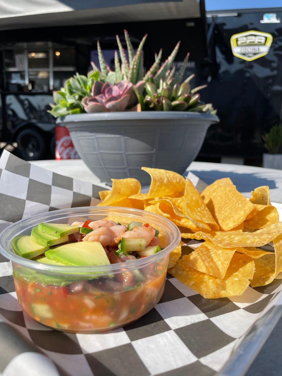 I am STUFFED after eating this bomb ceviche 😋🥰
