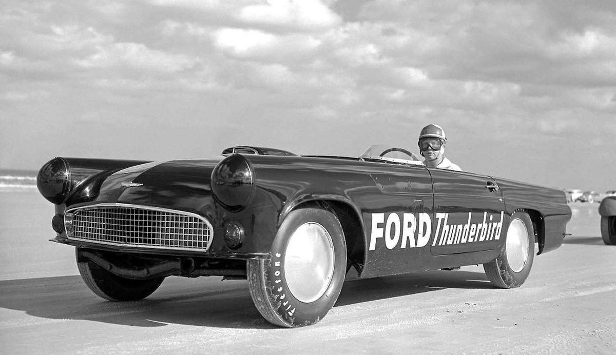 56 Thunderbird… Daytona Beach Speed Trials