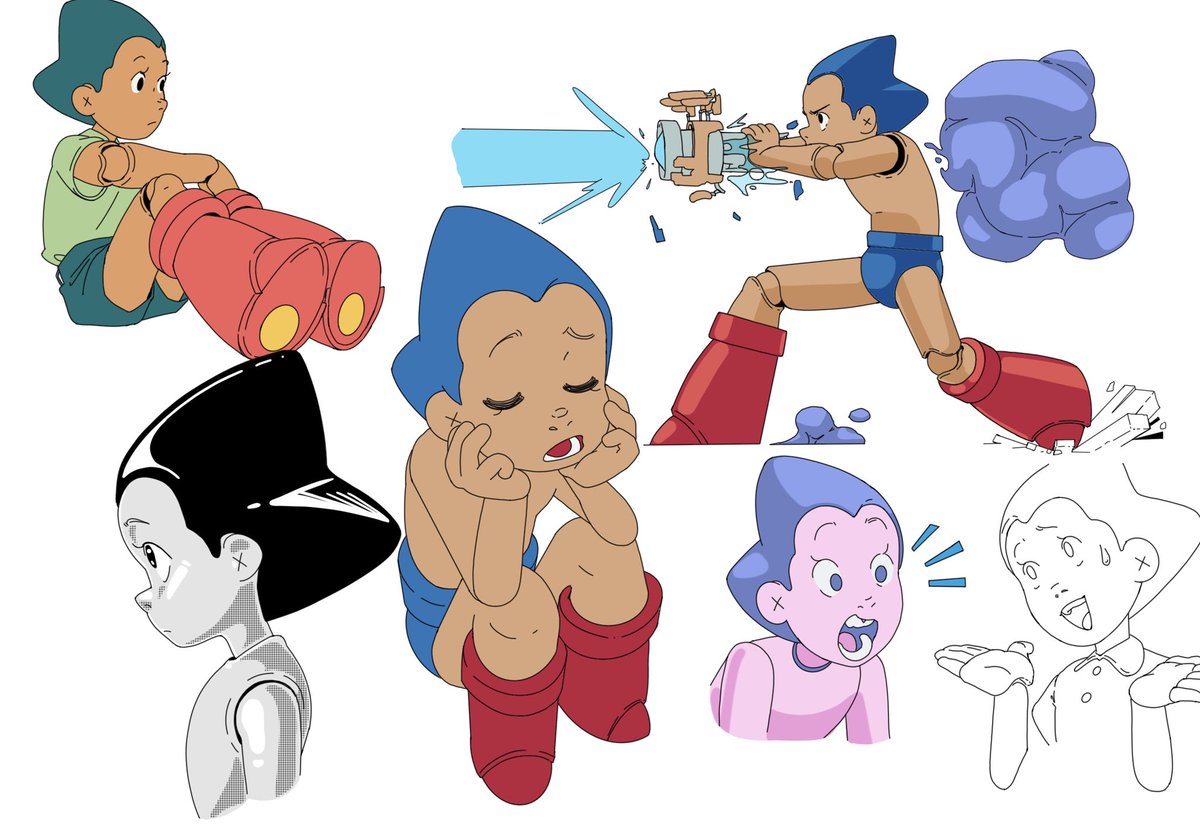 If anything involving Astro boy is ever made again I would literally give my first born to work on it 
#digitalart #ASTROBOY #characterdevelopment