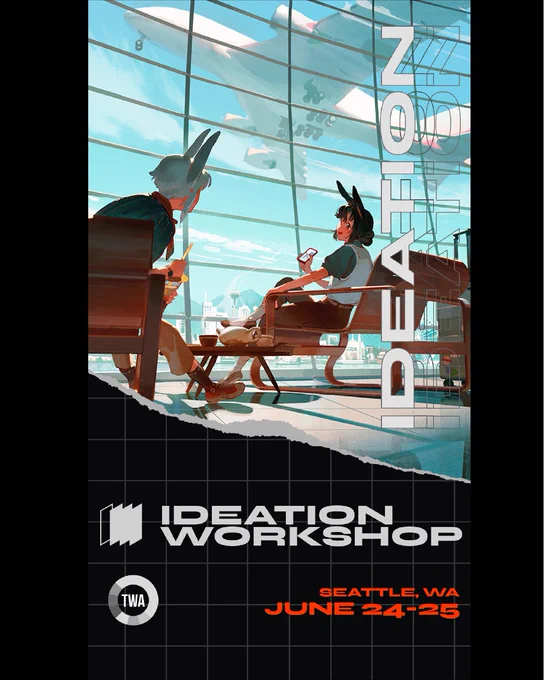 Hello Seattle! I'll be doing a guided costumed figure drawing + portfolio review at the Ideation Workshop next weekend, and we're gonna draw 2b 