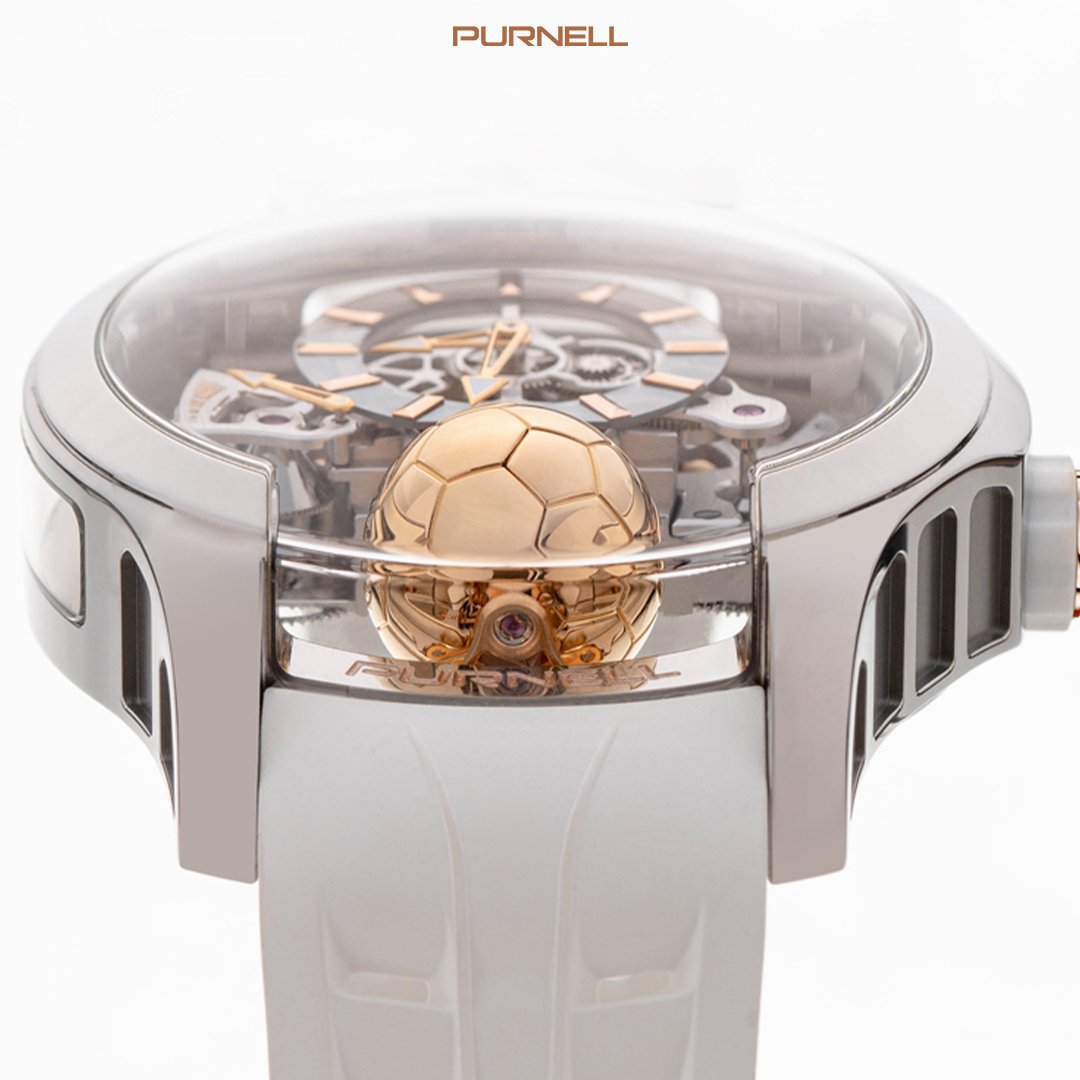 purnell_watches's tweet photo. Innovative Flying Tourbillon encased in 18K Rose Gold Football
Full Rotation in 30 seconds
#morefuturethanpast #ballondor2022 #purnellwatches #EscapeII #spherion #watchaddict #watchfam #karimbenzema #alexiaputellas #luxurylifestyle #luxurywatch #watchesofinstagram https://t.co/CLYfDO9TZT