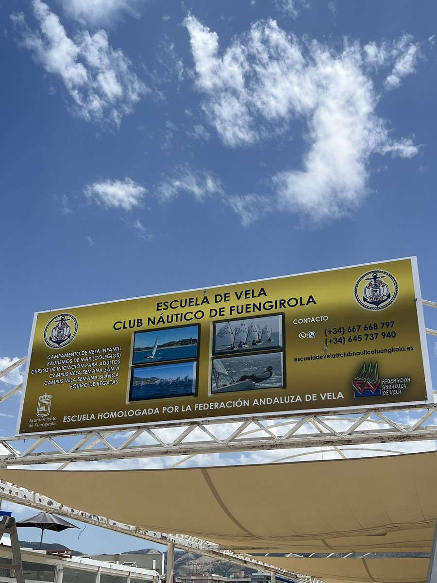MMonisFraile's tweet photo. ESCUELA DE VELA CLUB NÁUTICO FUENGIROLA⚓️⛵️ https://t.co/IuVdcvfSAX