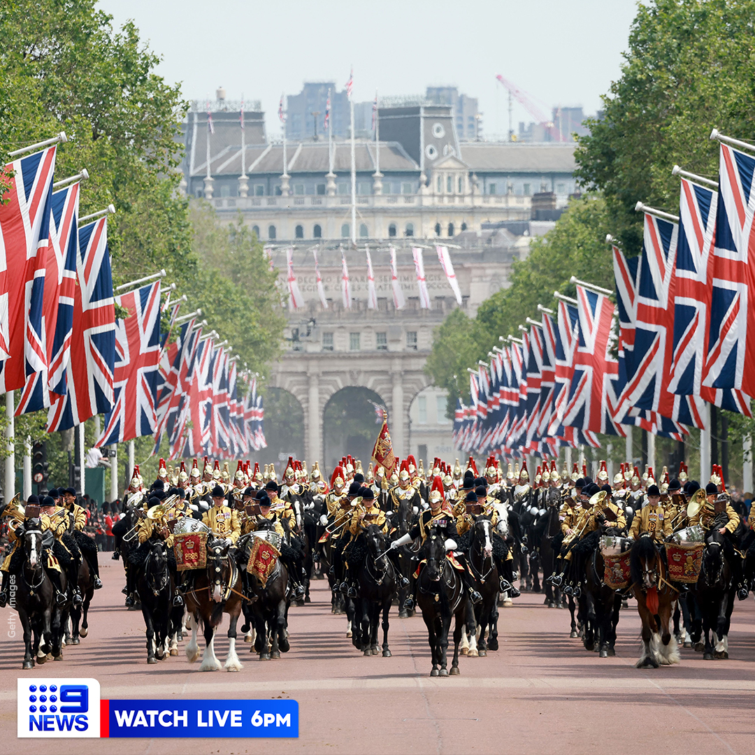 Millions of people watched King Charles III take his first salute on horseback in the first Trooping the Colour of his reign, which marked the British sovereign's official birthday.

It was a sight not seen for nearly 40 years.

MORE: nine.social/eDx

#9News