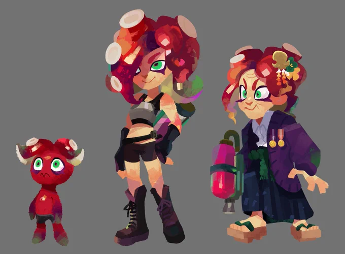character life cicle assignment for finals #Splatoon3 #スプラトゥーン3