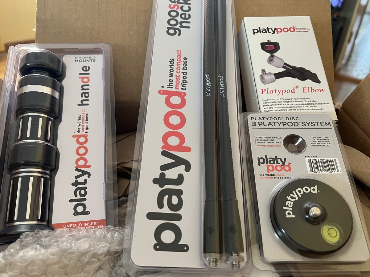 Wow! What a great Father’s Day surprise today!! I wasn’t expecting this for another couple of weeks. Thanks @platypodtripods and @BackerKit . It was my pleasure to be a backer of the Platypod Handle. ❤️