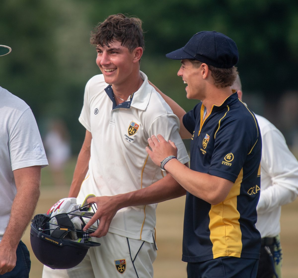Congratulations to the <a href="/CSCricket/">Cranleigh Cricket</a> 1st XI on a nine-wicket win and to Adam T on his first Cranleigh hundred, getting to three figures with a six and then hitting two more off successive balls to secure the victory