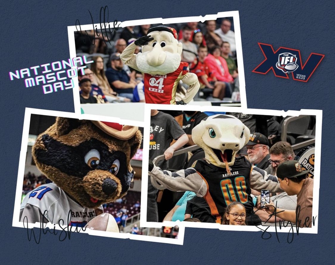 Happy national mascot day! In my opinion, the best looking one in the league 😎. <a href="/ArizonaRattlers/">Arizona Rattlers</a> <a href="/IndoorFL/">Indoor Football League</a>