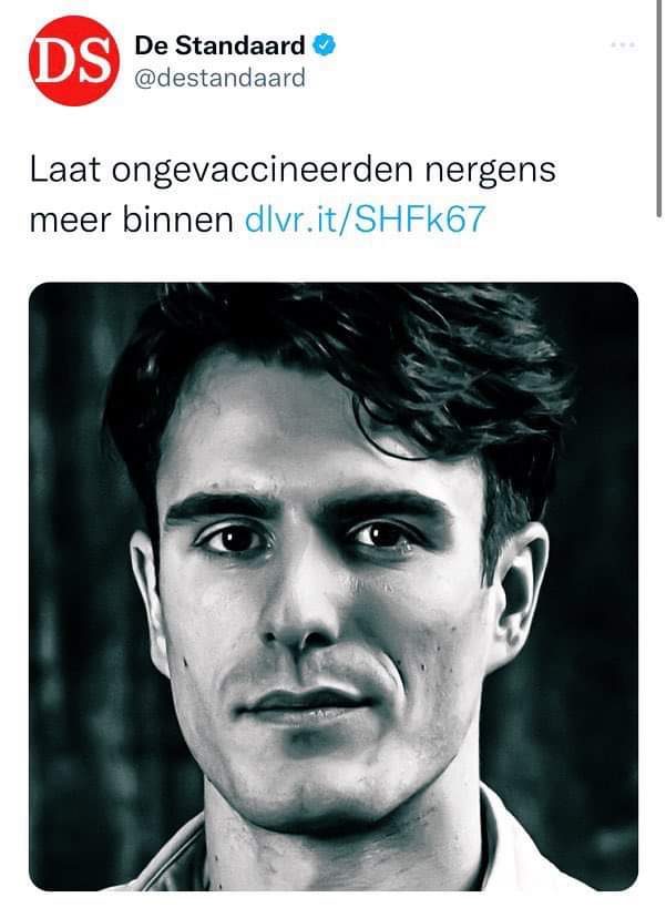 (Ik doe een Connorke...)

"Ik vind dat ze mensen die verdacht worden van grensoverschrijdend gedrag bij minderjarigen uit voorzorg nergens meer mogen binnenlaten."
JV