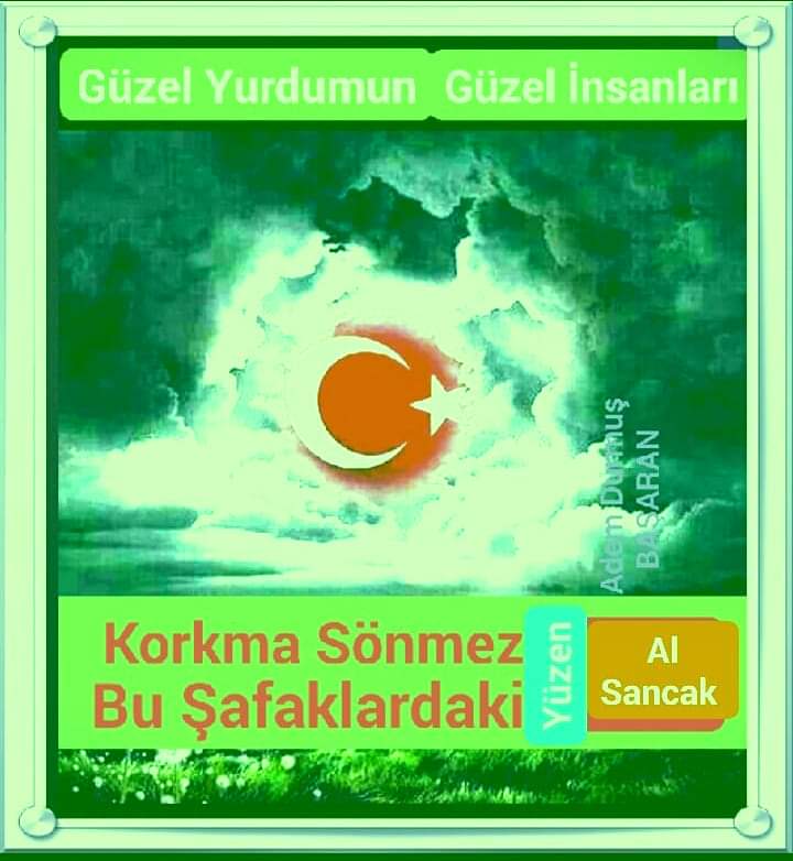 ademdurmusb's tweet photo. #VakitİstanbulVaktiDostlar
Türk insanı çok bilinçlidir
Kendi Karşısına çıkarılan
Oyunları Bozacak Ferasete
Basirete ve İradeye sahiptir
Yüreginedeki gücü arkasına
Alarak bu Oyunları Bozuyor  
Bu şeytan düzenbazlara dur
#One_Minute"#demek_Şart
#Türkiyenin_Önü_Kesilemez https://t.co/5x0UvxrFn9