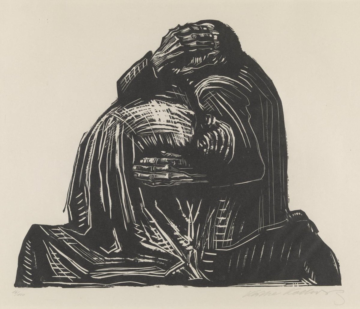 @peachlybeloved To choose one that I haven't seen yet, 'The Parents' by Käthe Kollwitz. I first saw it in my history of printmaking class last semester and it stuck with me.