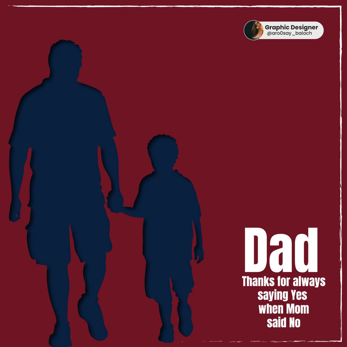 Aroosay3's tweet photo. Happy father's Day

#FathersDay #FathersDay2023 #fathersdayweekend #fatherhood #FatherAndSon #fathersday #dad #Dady #aro0say_baloch https://t.co/Zs4nSqBCTa