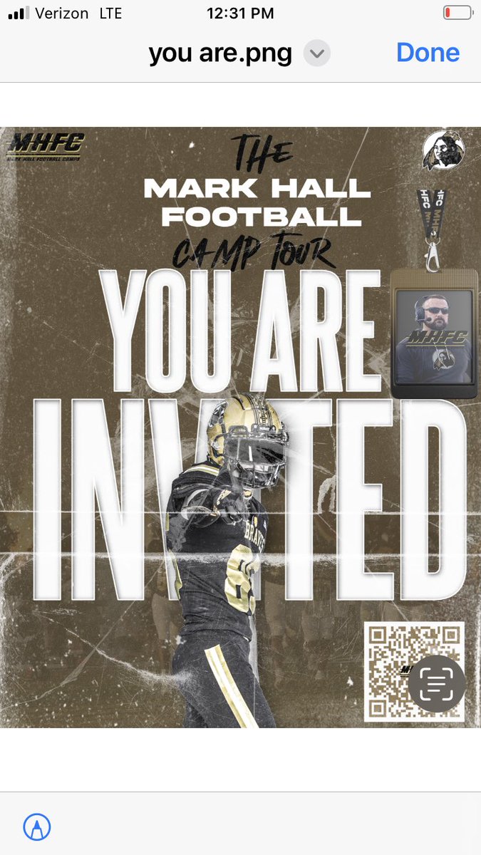 Received an Official invite to the Mark Hall (UNCP head football coach) football camp tour. Huge shoutout to Jayden Riley (UNCP Wide Receivers Coach) for the invite. Let’s get it!!