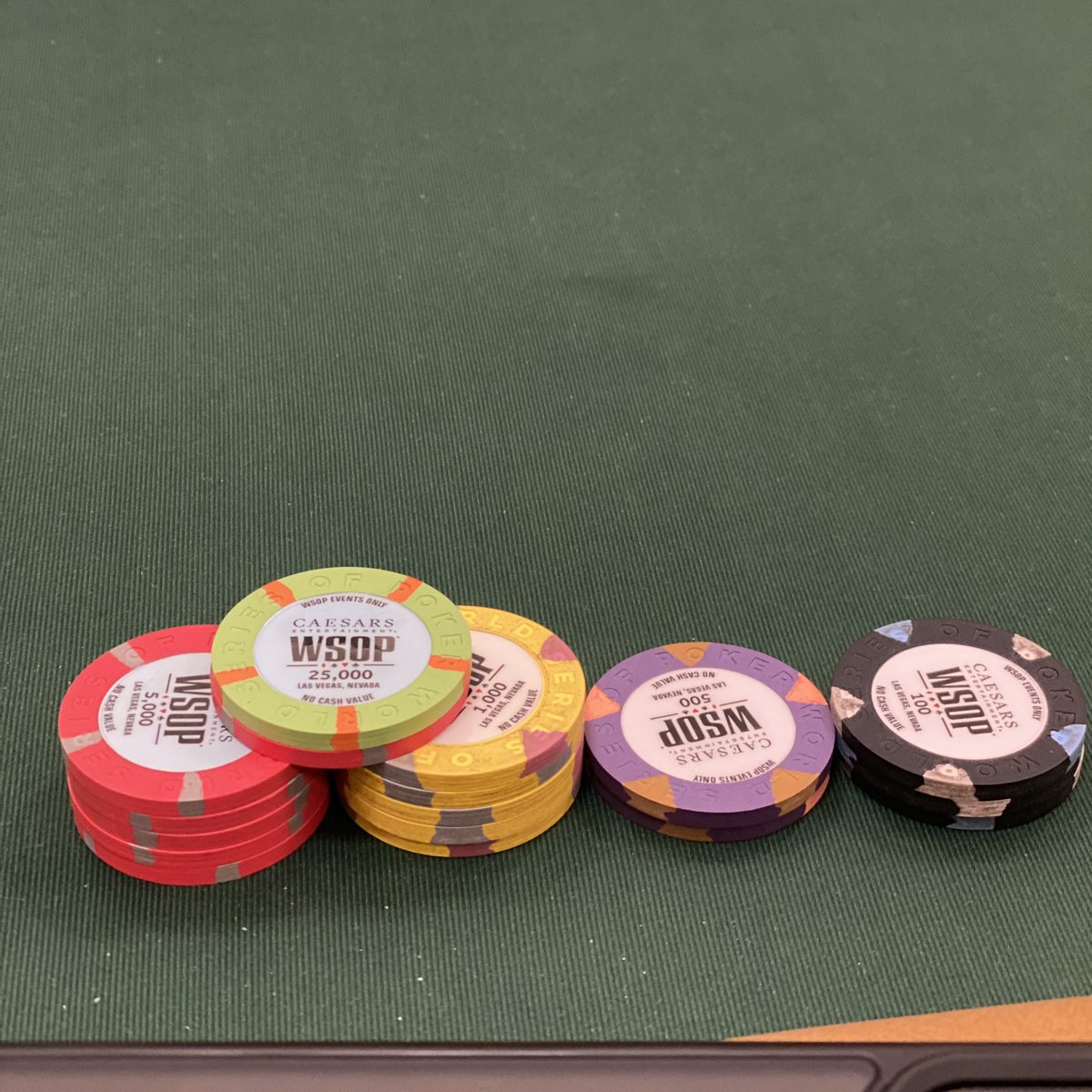 Poker_Traveler's tweet image. 61.3k after 4 levels (peaked at 75k) #poker #wsop #monsterstack