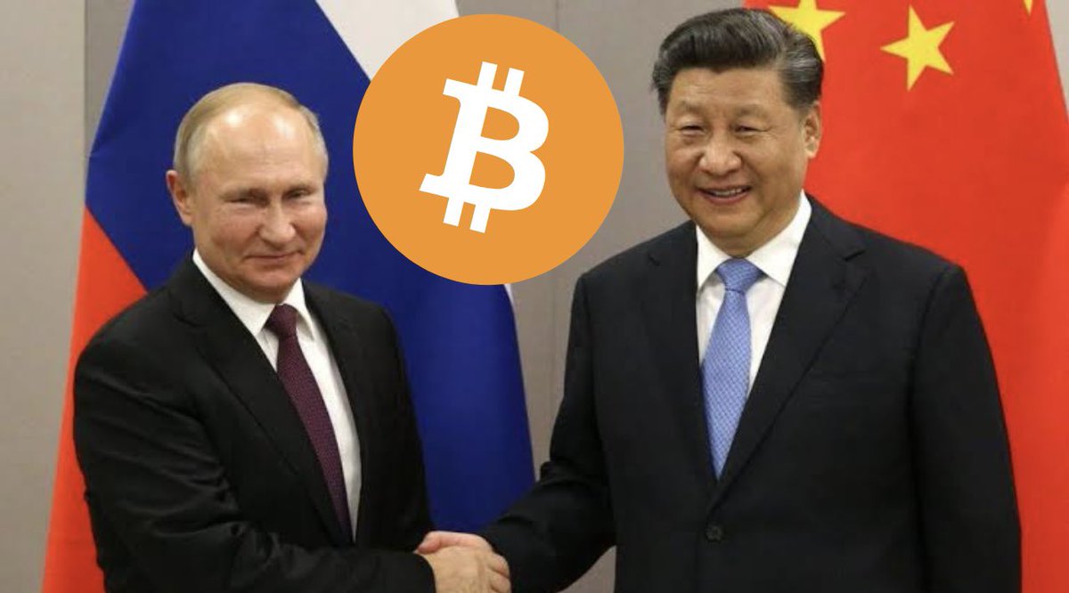 🚨 BREAKING: #BITCOIN  

 🇨🇳 China HongKong 🇭🇰 and 🇷🇺 Russia Set to Surpass 🇺🇸 USA in #Crypto Adoption 😳