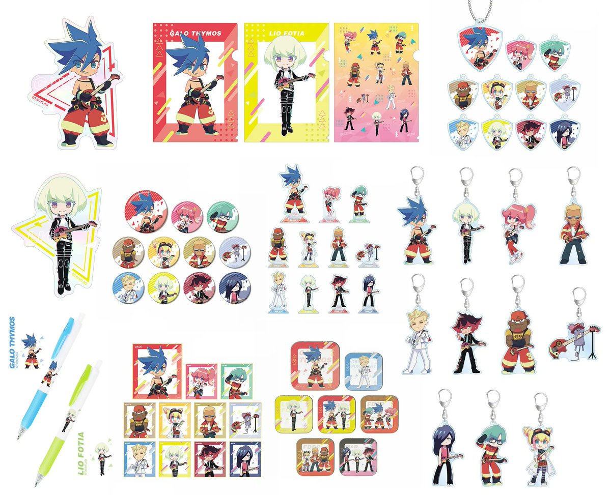 Promare will be collaborating with Japanese guitar maker Fernandes and will be releasing new goods featuring the characters rocking out on acrylic keychains, can badges, clear files and more!
Release Date: September 2023
Preorder Deadline: July 5, 2023
bit.ly/43tDG6A