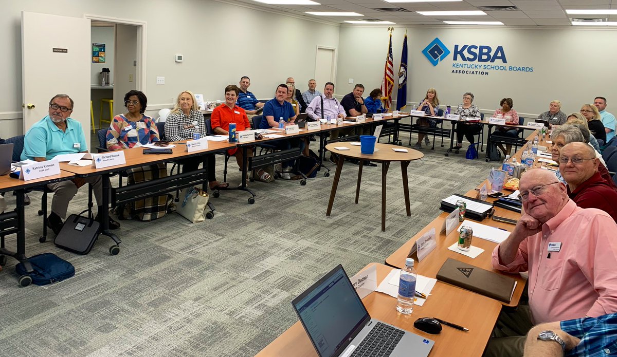 KSBA’s board of directors held its June meeting today with a stout agenda that included budget approval, 2023-24 strategic plan discussion and committee reports. We’re grateful to these 27 board members for their engagement and leadership on behalf of association membership. 👏