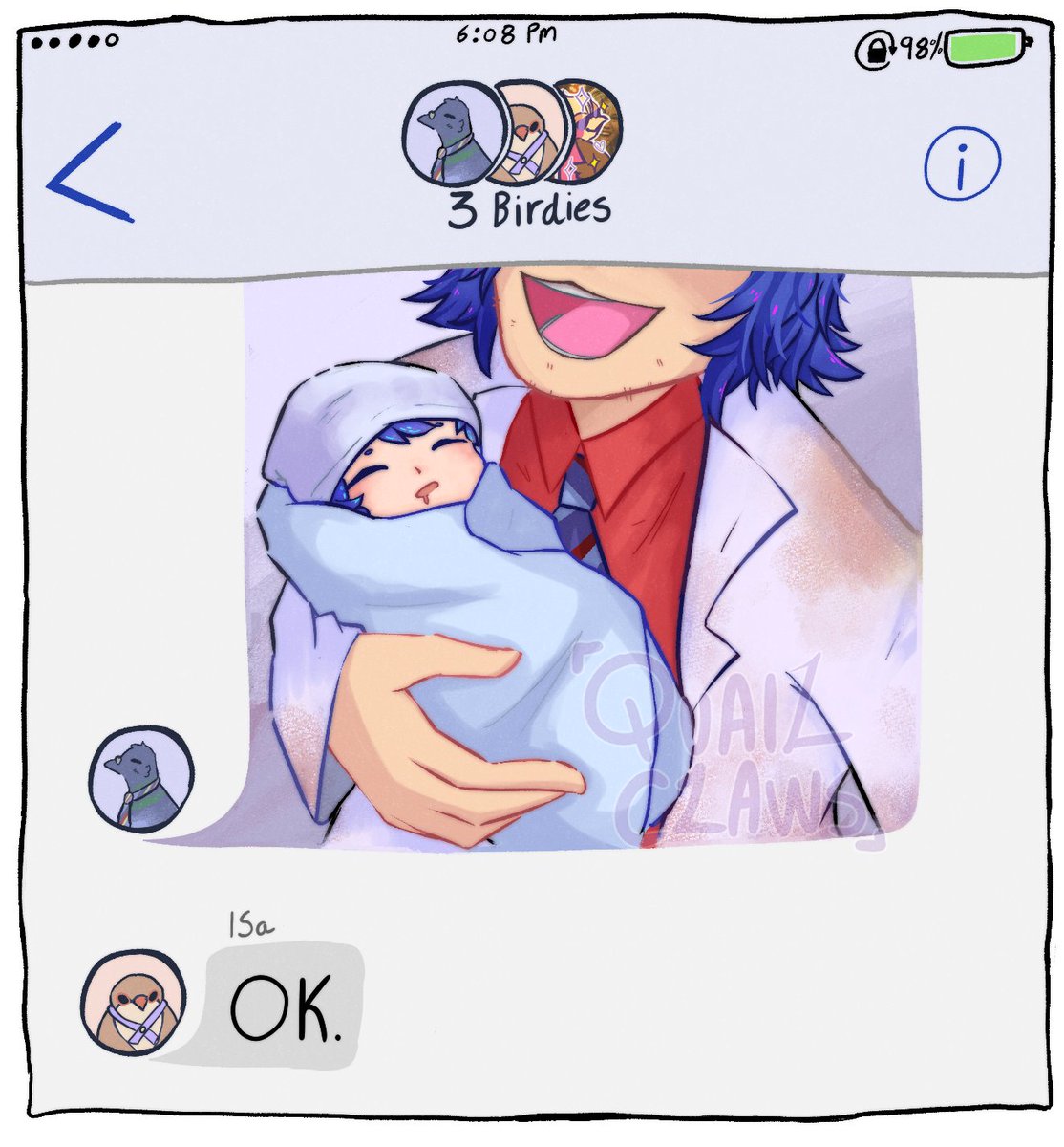 quailclaws's tweet photo. i forgot to post this canon text message here wuut--

🧪[ #HatofulBoyfriend #hatofulkareshi #hatokare #ryuujikawara #ryoutakawara #isasoum #tohrinishikikouji ]🧪 https://t.co/YShM7EEmXb
