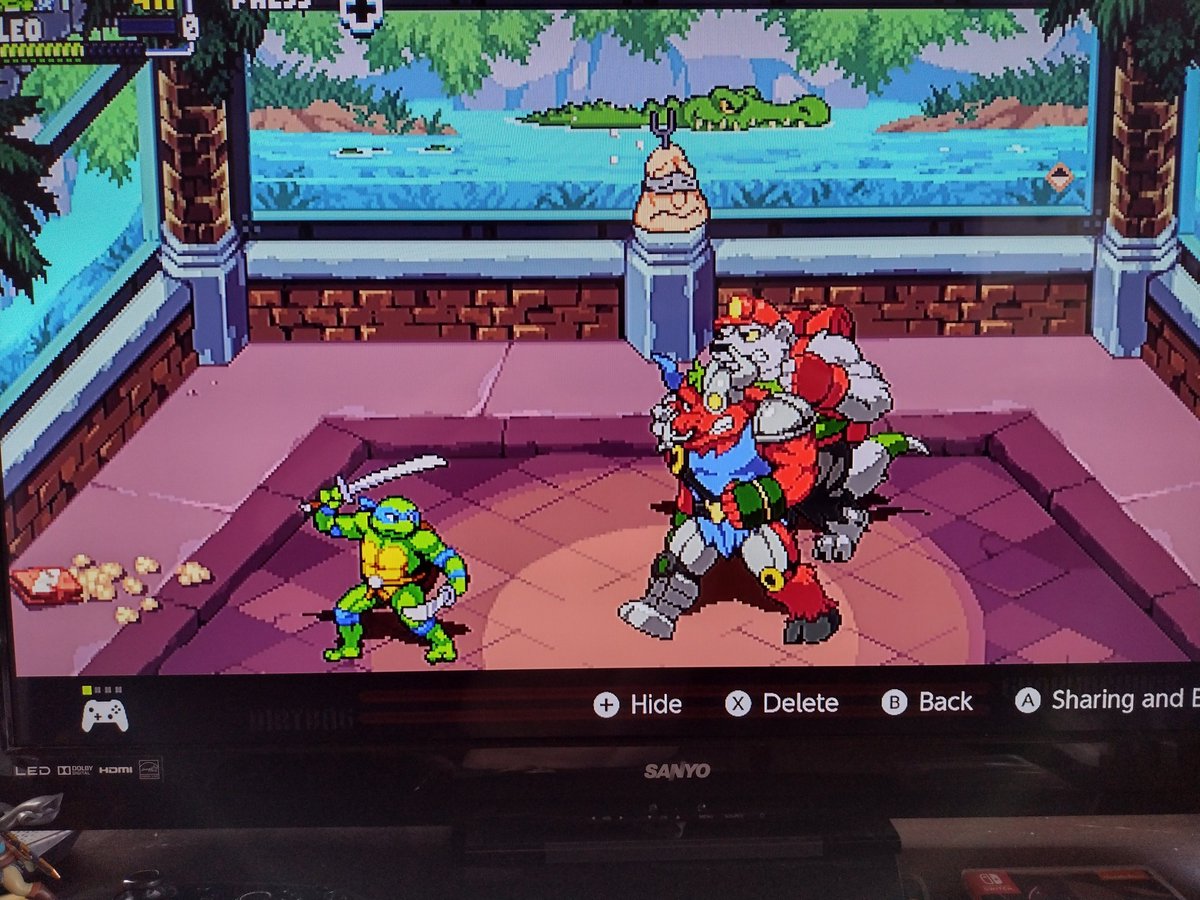 I'm taking a break from Tears of the Kingdom to play some Teenage Mutant Ninja Turtles.  And I'm eating pizza, too!  Gotta love it!!
#teenagemutantninjaturtles
#ShreddersRevenge