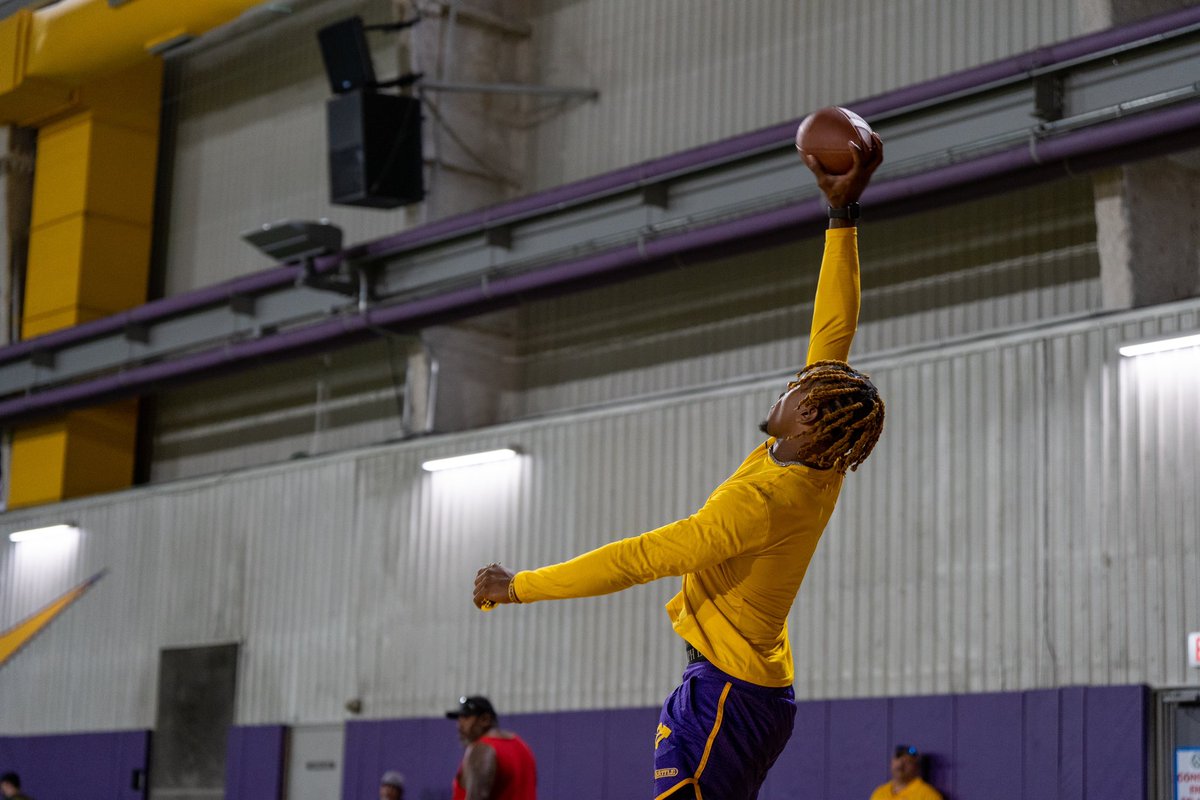 So much talent on LSU’s campus today. Pictured below… Tiger commitments @breaux_ahmad and @jojostonejr, along with @CJ_jackson21, @jalyn_crawford and @ory_williams.