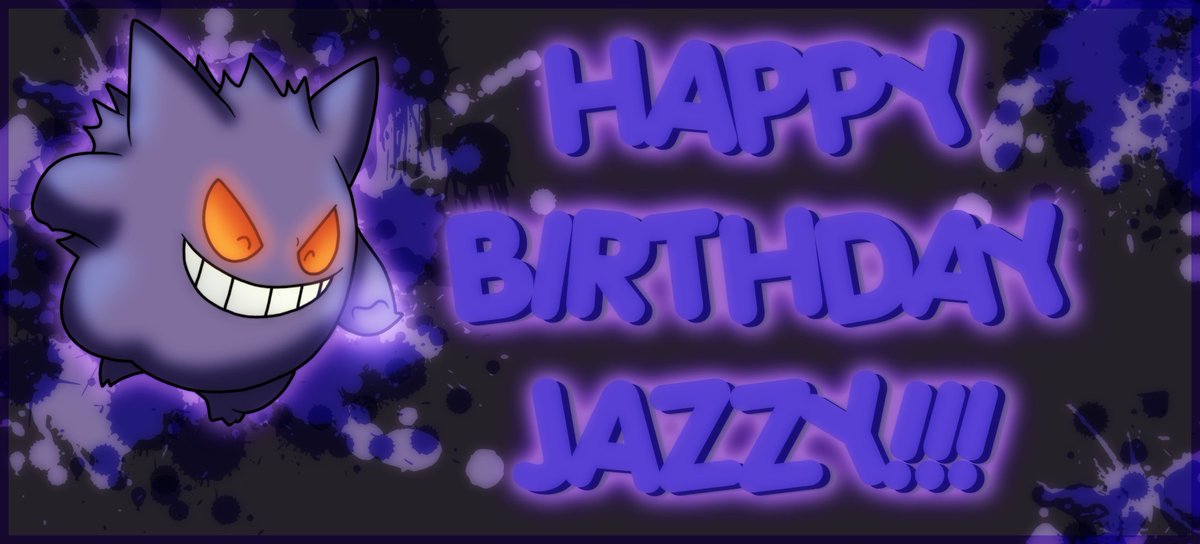 Wishing a very Happy Birthday to one of my greatest friends, <a href="/yojazzhey/">Jazzy?! 🐼🎧</a>! May your birthday be filled with Splatoon and ice cream! 🦑🍨💕
