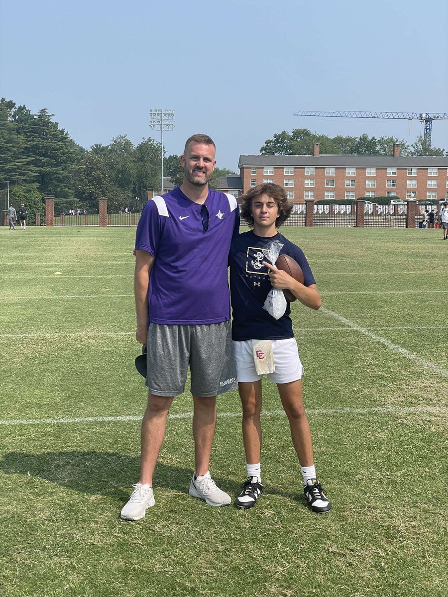 Adam Aoun (@adam_a9096) on Twitter photo Had a great time <a href="/PaladinFootball/">Furman Football</a> camp the past three days canโt wait to come back next year, big thanks to Coach @Justin_Roper for teaching me a lot. Had a great time <a href="/PaladinFootball/">Furman Football</a> camp the past three days canโt wait to come back next year, big thanks to Coach @Justin_Roper for teaching me a lot.