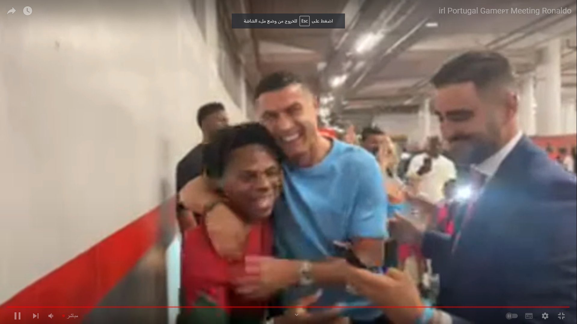 O ENCONTRO ACONTECEU! SPEED e CRISTIANO RONALDO se conheceram pessoalmente;  Veja reação do Streamer 