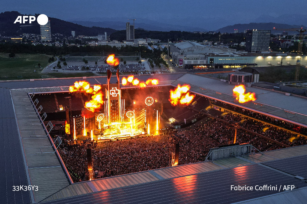 AFP News Agency (@afp) on Twitter photo Around 150 protesters gathered outside a Bern stadium, trying to out-shout thousands of Rammstein fans pouring in to see their favorite band, despite a wave of sexual assault claims against frontman Till Lindemann.
u.afp.com/izke by <a href="/nina_larson/">Nina Larson</a> Around 150 protesters gathered outside a Bern stadium, trying to out-shout thousands of Rammstein fans pouring in to see their favorite band, despite a wave of sexual assault claims against frontman Till Lindemann.
u.afp.com/izke by <a href="/nina_larson/">Nina Larson</a>