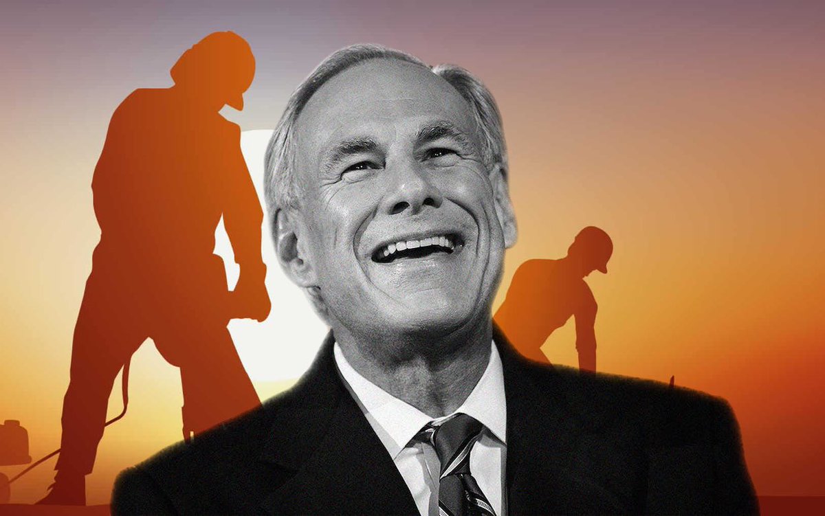 BREAKING: Gov. Abbott  just signed a bill to TAKE AWAY mandated water breaks for construction workers in Texas. 

This is a dangerous decision. Texas already ranks first in work-related heat exposure deaths. 

Recent heat indexes have hit 120 degrees across the state.