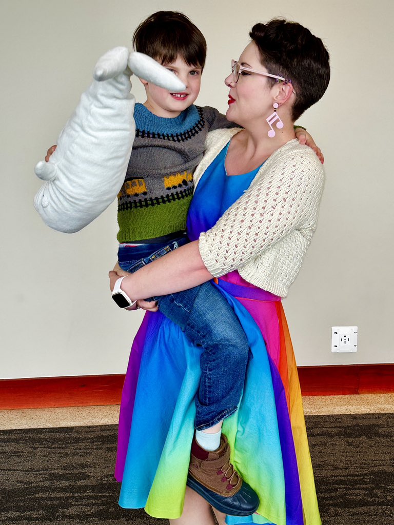 Laurie 🧶🧵 (@makinglaurie) on Twitter photo The rainbow dress part 2 to see <a href="/Raffi_RC/">Raffi Cavoukian 🇨🇦</a> at the Jube! Baby beluga and the kiddo came too 😉 The rainbow dress part 2 to see <a href="/Raffi_RC/">Raffi Cavoukian 🇨🇦</a> at the Jube! Baby beluga and the kiddo came too 😉