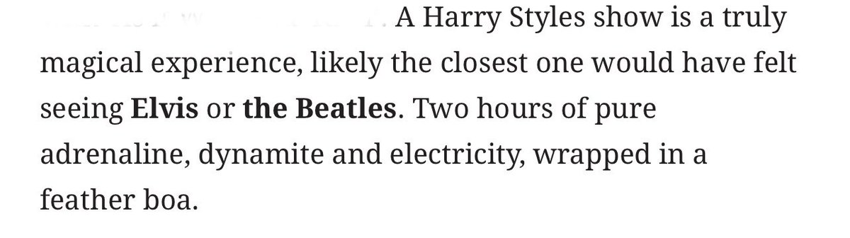 No but he’s truly won over everyone this week, every review is better than the one before, this Wembley mini residency just might’ve helped cement his place in music in a way we didn’t see coming 😭😭