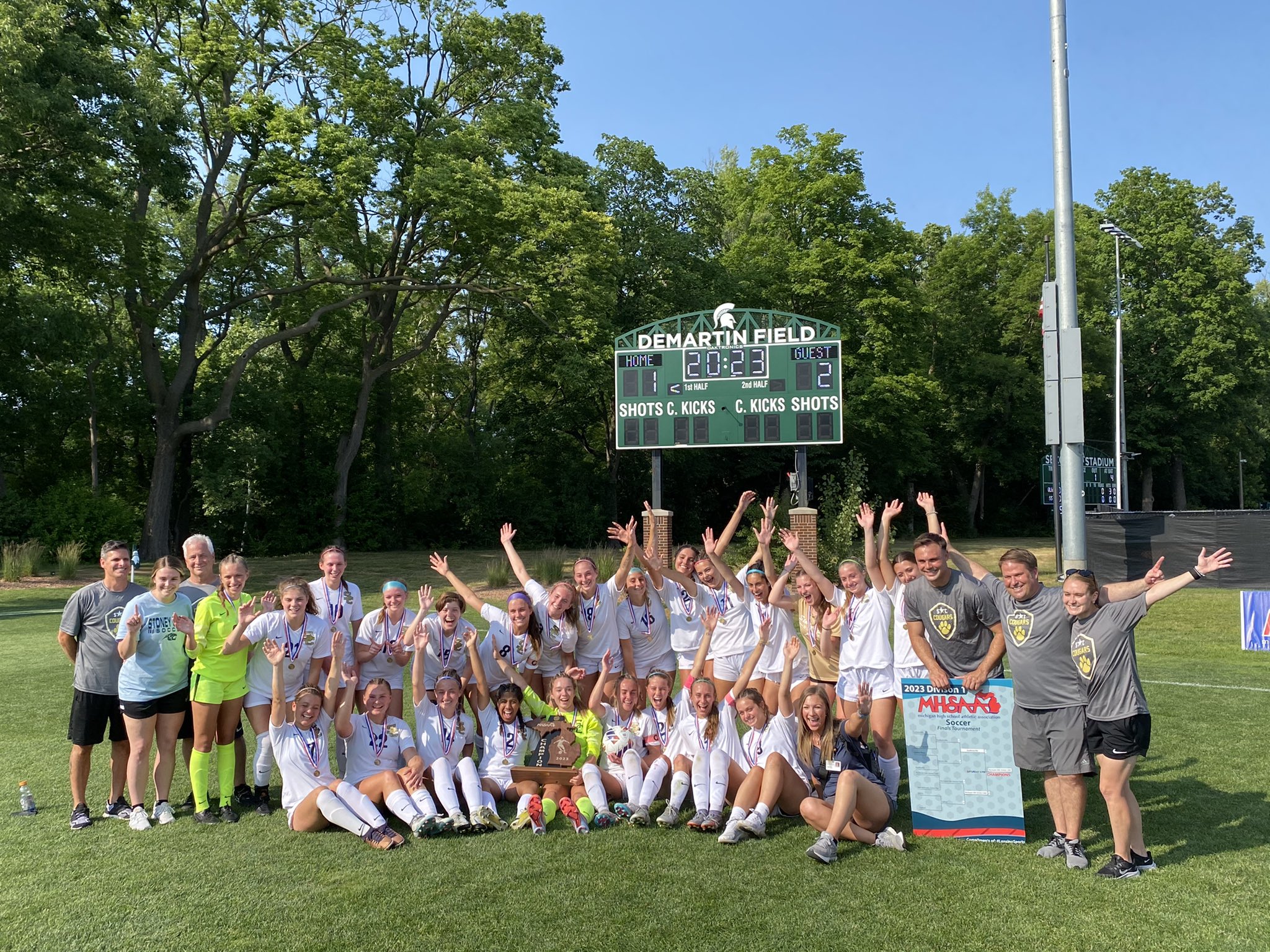 Stoney Creek High School on Twitter "Congrats to our girls soccer team, division 1 State Champs