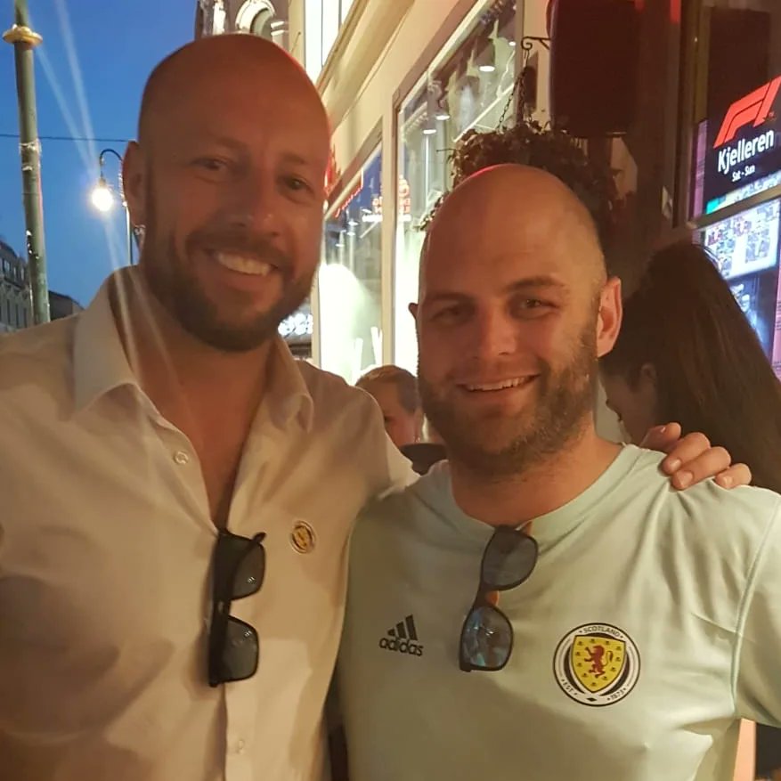 Great to see big Cafu enjoying the result! #cafu #Hutton #scotland #EURO2024