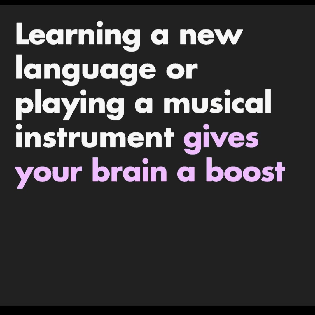 monitpahwa's tweet image. Learning a new language or playing a musical instrument gives your brain a boost...
#newlanguage #learninglanguage #musicalinstrument #boostbrain #monitpahwa #balancelife.in