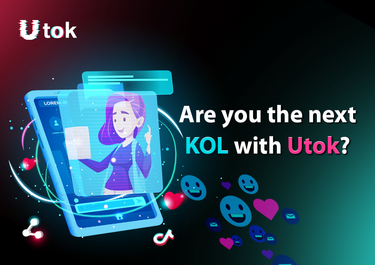 Unleash your potential & become the next KOL with Utok! 💫✨ 
Join us today & embark on a journey of influence & success. 

#UTOK #KOL #Influencer #DigitalSuccess