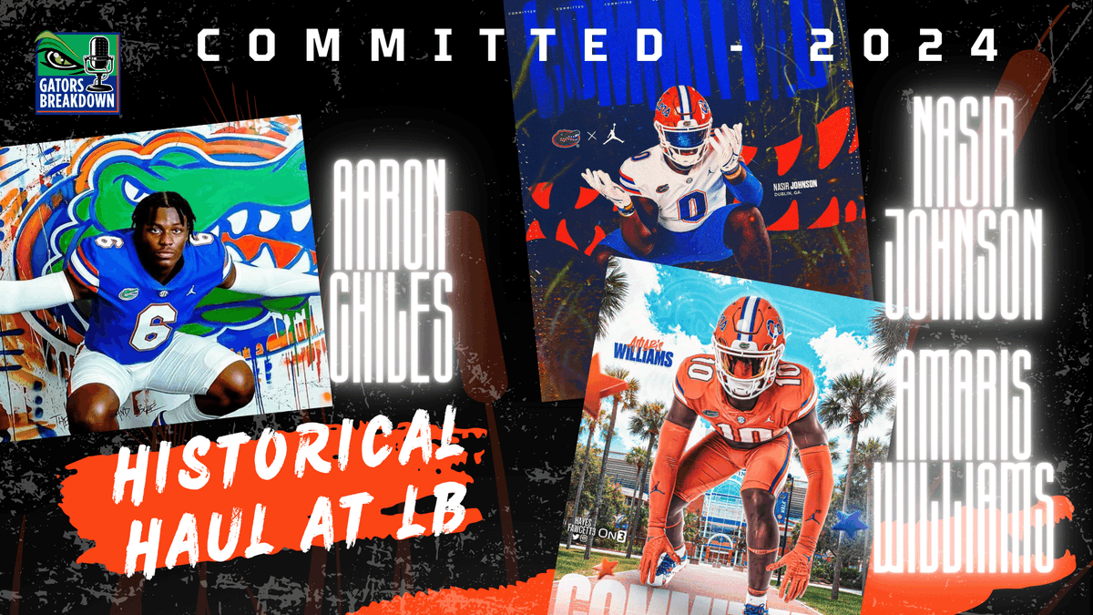 GatorDave_GB's tweet photo. GATORS BREAKDOWN

LATE NIGHT BIG SHOW

Aaron Chiles continues the historical haul at LB for Florida | DL Johnson and Williams commit 

WATCH: https://t.co/6p5FdpGG2z