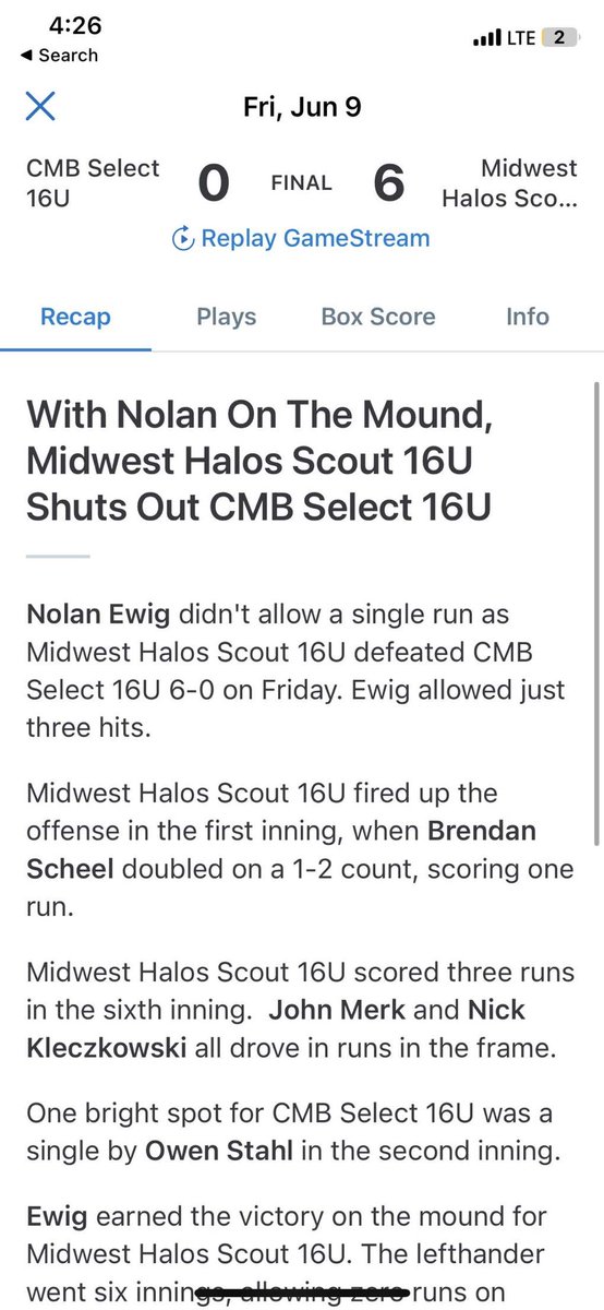 Brookfield East Baseball tweet media